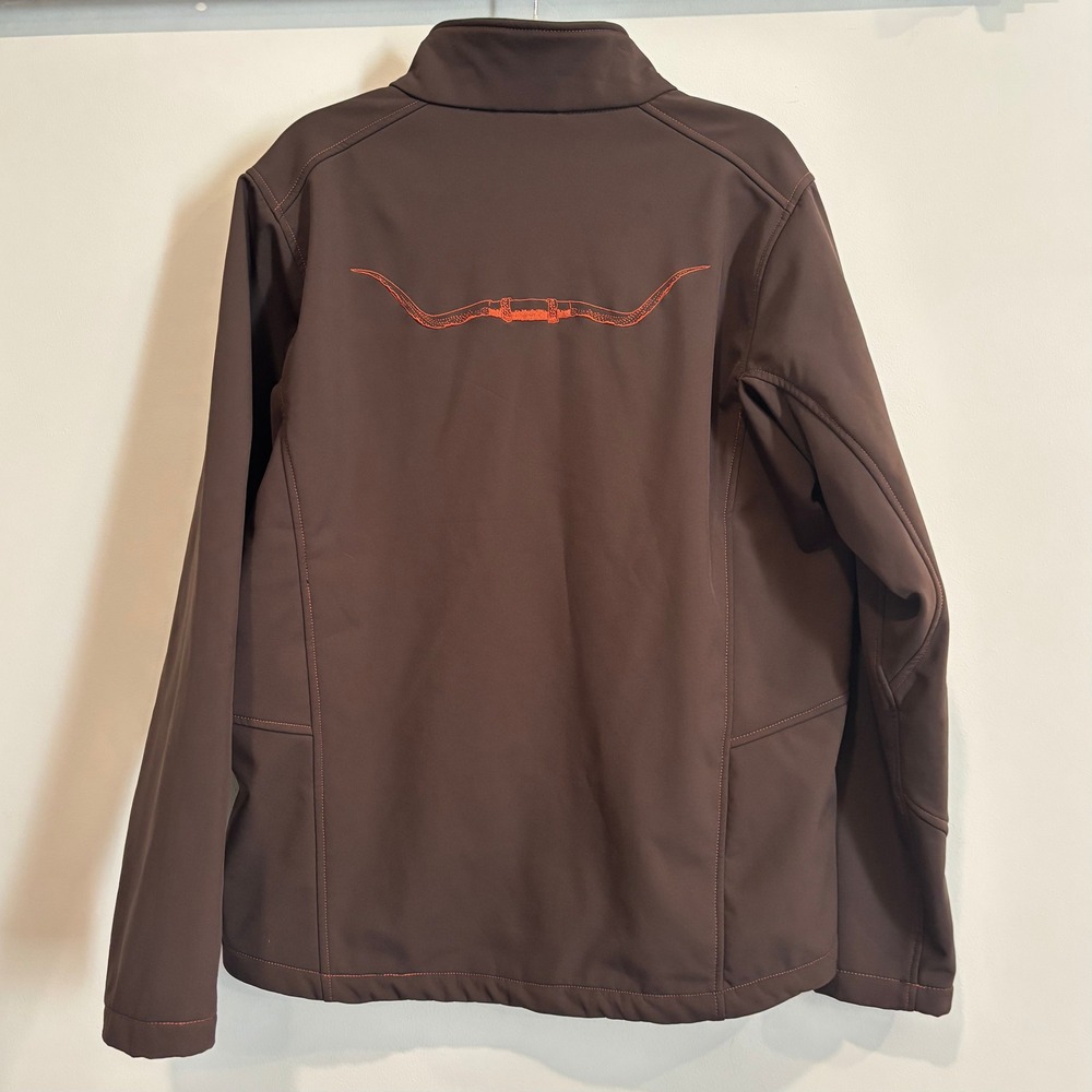 Cowboy Hardware Men Softshell Jacket Large Embroidered Western Rodeo Ranch 21566 - Picture 2 of 14